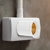 3 vnt. pakaitinis lemputės adapteris E26 lempos laikiklis, sriegiuotas lempos laikiklio lizdas prie adapterio lizdo