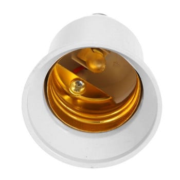 1PCS E14 до E27 Основен държач на гнездото за крушка Преобразувател Преобразуване на адаптер за светлина Огнеупорен Адаптер за домашно осветление за стая крушка