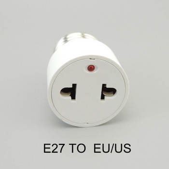 E27 GU24 към E27 EU US тип Конвертор Щепсел LED светлина Основа на крушка Захранващ гнездо Държач за лампа Адаптер ВКЛ. ИЗКЛ. Бутон Превключвател
