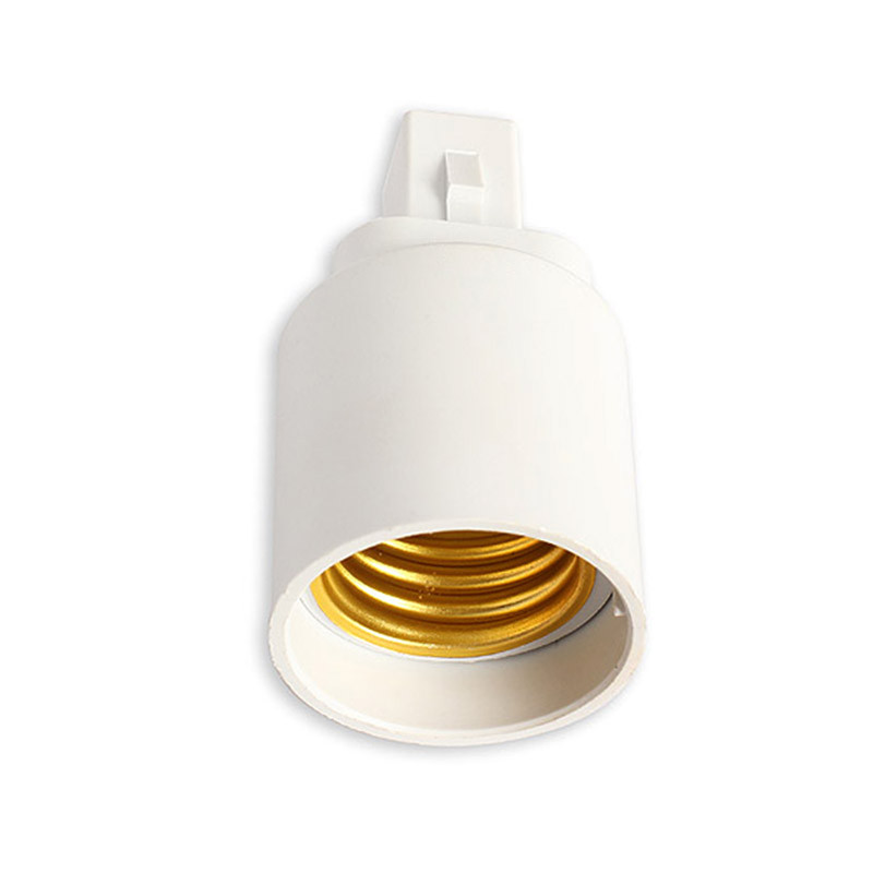 1 τεμ. G24 σε E27 Ευέλικτη προέκταση βάσης λάμπας Προσαρμογέας LED Μετατροπέας φωτός Υποδοχή E27 Υποδοχή λάμπας βάσης