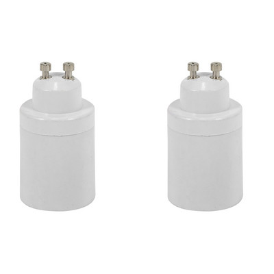 Μετατροπέας προσαρμογέα 2X GU10 To E26/E27 GU10 Bayonet Base to E26/E27 Screw Bulb Socket Adapter