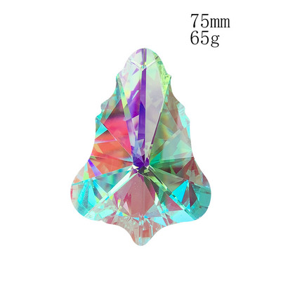 Aurora AB Цветни кристални призми Висулки Ловец на слънце Висящи части за полилей Дъгови кристали Блестящ гирлянд Домашен сватбен декор