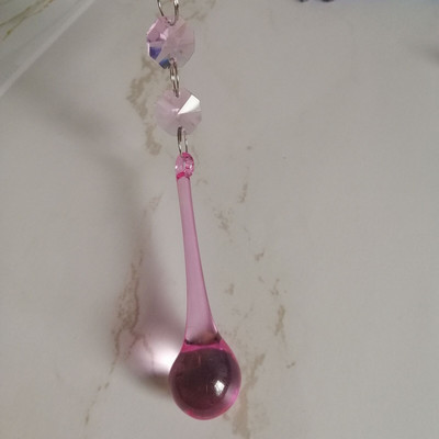 Camal 5 tk 135 mm vihmapiisk 80 mm kristallist ripatsprisma 2 kaheksanurkse helmega Garlandi lühtri lambi osa pulmade keskosa riputus