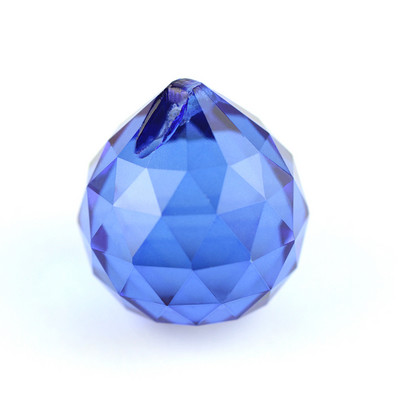 15mm-40mm tsirkoonroheline kristallist rippuvad lihvitud kuulkristallripatsid lühtrite jaoks Kuummüük Kaunid klaasist valgustusosad