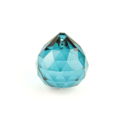 15mm-40mm tsirkoonroheline kristallist rippuvad lihvitud kuulkristallripatsid lühtrite jaoks Kuummüük Kaunid klaasist valgustusosad