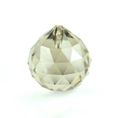 15mm-40mm tsirkoonroheline kristallist rippuvad lihvitud kuulkristallripatsid lühtrite jaoks Kuummüük Kaunid klaasist valgustusosad