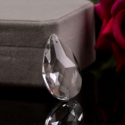 Camal 5τμχ Κρύσταλλο 38mm Waterdrop Πολύχρωμο κρεμαστό κόσμημα Πρίσμα Πολυέλαιος Κουρτίνα Γάμου Χριστουγεννιάτικο Κρεμαστό Στολίδι DIY