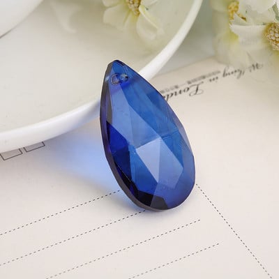 Camal 5τμχ Κρύσταλλο 38mm Waterdrop Πολύχρωμο κρεμαστό κόσμημα Πρίσμα Πολυέλαιος Κουρτίνα Γάμου Χριστουγεννιάτικο Κρεμαστό Στολίδι DIY