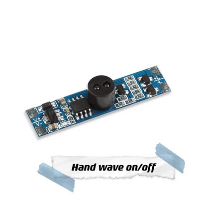 5v12v 24v 4A įjungiamas / išjungiamas pritemdomas bekontaktis ir rankinis bangų spintelės PIR indukcinio jutiklio jungiklis