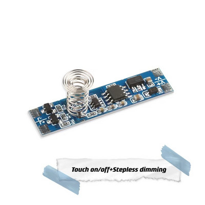 5v12v 24v 4A įjungiamas / išjungiamas pritemdomas bekontaktis ir rankinis bangų spintelės PIR indukcinio jutiklio jungiklis