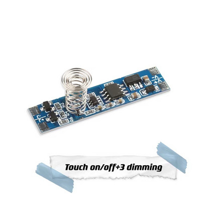 5v12v 24v 4A įjungiamas / išjungiamas pritemdomas bekontaktis ir rankinis bangų spintelės PIR indukcinio jutiklio jungiklis