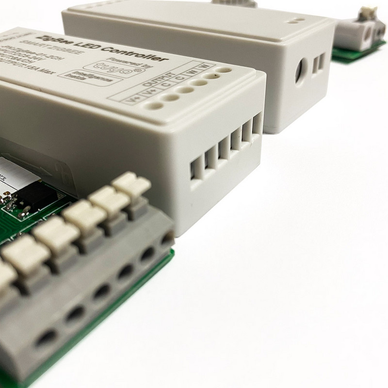 „Zigbee WiFi“ LED valdiklis 12V 24V Vienos spalvos dvibaltas RGB RGBW RGBCCT LED juostelės išmanusis valdiklis, skirtas Tuya Alexa Google Home