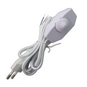 1,8 M LED šviesos diodo reguliatoriaus jungiklio kabelio šviesos moduliatoriaus šviesos diodo valdiklis, skirtas stalinei / stalinei lempai EU 220 V maitinimo laidas