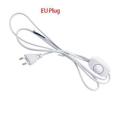 1,8 M LED šviesos diodo reguliatoriaus jungiklio kabelio šviesos moduliatoriaus šviesos diodo valdiklis, skirtas stalinei / stalinei lempai EU 220 V maitinimo laidas