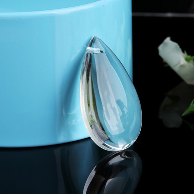 Camal 10τμχ 36mm Flat Waterdrop Κρυστάλλινο Κρεμαστό Πρίσματα Πολυέλαιος Κουρτίνα γάμου Χριστουγεννιάτικα Κρεμαστά Στολίδια Διακόσμηση