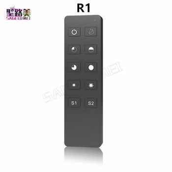 AC 110V - 220V S1-B Led Triac RF Dimmer χρήση με R1 Remote 2,4GHz Wireless 1A 100W-288W Push Dimmer LED Switch Controller