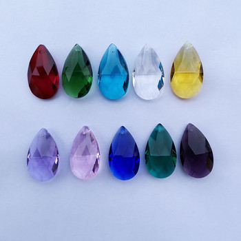 5/10 τμχ Crystal Prism Suncatcher Tear Drop Πολυέλαιος 38mm Κρεμαστά χάντρες Γιρλάντα Στολίδι Γάμου σπιτιού