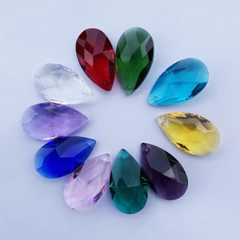 5/10 τμχ Crystal Prism Suncatcher Tear Drop Πολυέλαιος 38mm Κρεμαστά χάντρες Γιρλάντα Στολίδι Γάμου σπιτιού