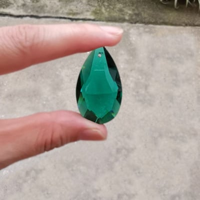 5/10 бр. Crystal Prism Suncatcher Части за полилей с капка сълза 38 mm Висящи мъниста с висулка Гирлянда Украшение за домашен сватбен декор