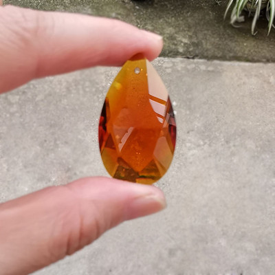 5/10 бр. Crystal Prism Suncatcher Части за полилей с капка сълза 38 mm Висящи мъниста с висулка Гирлянда Украшение за домашен сватбен декор