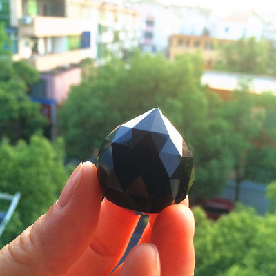 K9 krištolo liustra pakabukai (nemokamas žiedas) daugiaspalvis supjaustytas ir briaunuotas stiklas 30 mm krištolinio stiklo feng shui rutulys Kalėdų eglutei