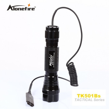 AloneFire Интелигентен дистанционен превключвател за налягане/контролер на крушка за 501B WF-501B LED тактическо фенерче Факел, заден превключвател