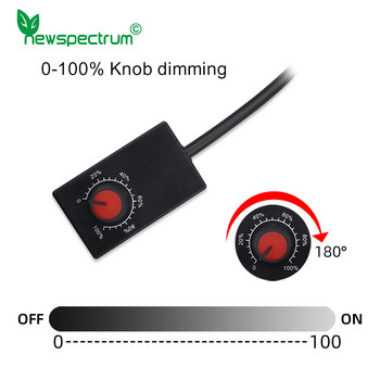 Mini DC 0-10V 1-10V Knob Dimmer 0-100% Scale Electronic Potencimeter for LED Dimmable Grow Lights Power Driver