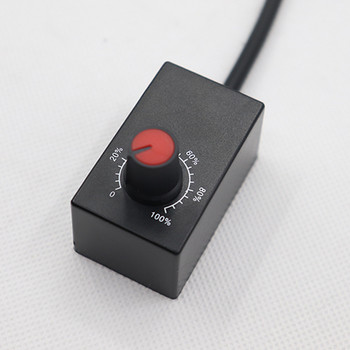 Мини DC 0-10V 1-10V копче Димер 0-100% скала Електронен потенциометър за LED димируеми лампи за отглеждане Захранващ драйвер