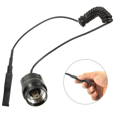 Comutator de presiune cu telecomandă în mod dublu pentru C2 C8 Q5/R5/T6 Comutator tactic pentru lanternă Tailcap LED Lanternă Comutator coadă lanternă