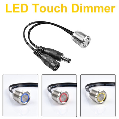 LED inteligentný stmievač DC12V-24V dotykové stmievanie pre svetelné pásy/skrinky s funkciou pamäte
