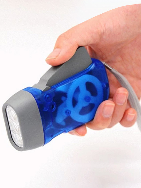 Lauko artefaktas mini žibintuvėlis rankiniu slėgiu įkraunamas savaime maitinamas rankinis maitinimo generavimo žibintuvėlis stovyklavimui Naktinis jojimas