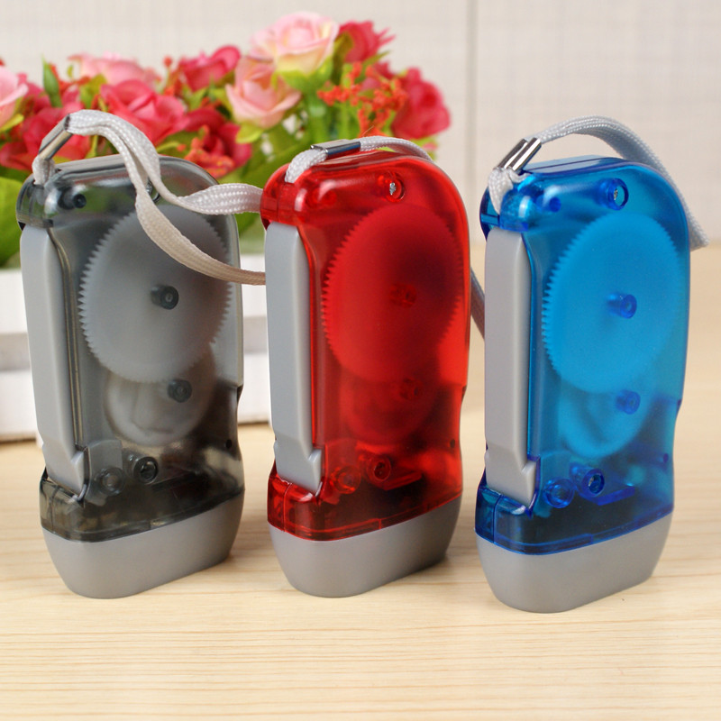 Lauko artefaktas mini žibintuvėlis rankiniu slėgiu įkraunamas savaime maitinamas rankinis maitinimo generavimo žibintuvėlis stovyklavimui Naktinis jojimas