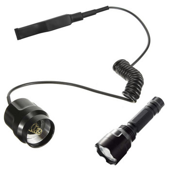 Дистанционно управление Превключвател за налягане Прес контролер Подходящ за C2 C8 Q5/R5/T6 Факел Превключвател за налягане Серия LED фенерче Аксесоари