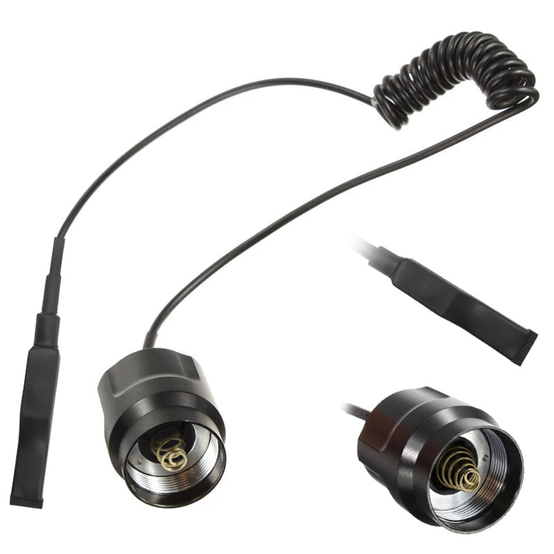 Nuotolinio valdymo slėgio jungiklio presavimo valdiklis tinka C2 C8 Q5/R5/T6 degiklio slėgio jungiklių serijos LED žibintuvėlių priedai