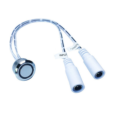 Jutiklinis jungiklis LED šviesos reguliatorius 12V 24V įleidžiamas viso korpuso mygtukas be pakopų pritemdomas valdiklis, skirtas LED juostelei lovos spintelei