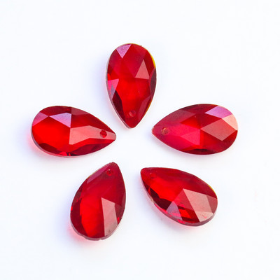 10 vnt. 28 mm stiklo lašai sietyno kristalų dalys saulės gaudyklės prizmės briaunotas karoliukas, skirtas „pasidaryk pats“ papuošalams gaminti kabančių pakabukų dekoravimui