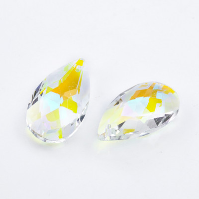 10 vnt. 28 mm stiklo lašai sietyno kristalų dalys saulės gaudyklės prizmės briaunotas karoliukas, skirtas „pasidaryk pats“ papuošalams gaminti kabančių pakabukų dekoravimui