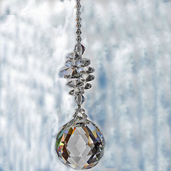 1 τεμ. Suncatcher Crystal Ball Πρίσμα Rainbow Octagon Beads Hanging Cascade Suncatcher Διακοσμητικό Γάμου σπιτιού