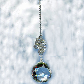 1 τεμ. Suncatcher Crystal Ball Πρίσμα Rainbow Octagon Beads Hanging Cascade Suncatcher Διακοσμητικό Γάμου σπιτιού