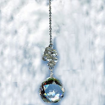 1 τεμ. Suncatcher Crystal Ball Πρίσμα Rainbow Octagon Beads Hanging Cascade Suncatcher Διακοσμητικό Γάμου σπιτιού