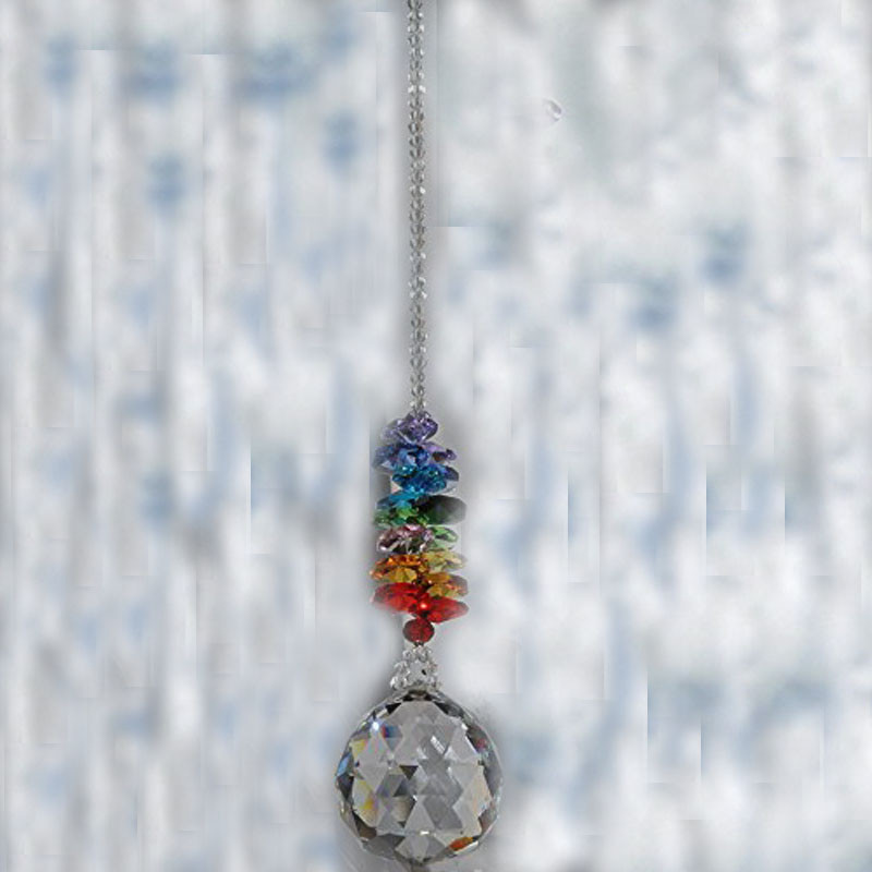 1 τεμ. Suncatcher Crystal Ball Πρίσμα Rainbow Octagon Beads Hanging Cascade Suncatcher Διακοσμητικό Γάμου σπιτιού