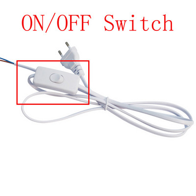 Dimmeri lüliti EU pistikkaabel valgusmodulaatori lambiliini hämarduskontroller laualambi jaoks Elektrijuhe AC110V 220V 1,8M