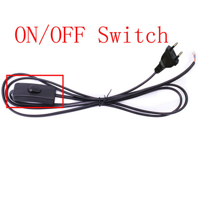 Dimmeri lüliti EU pistikkaabel valgusmodulaatori lambiliini hämarduskontroller laualambi jaoks Elektrijuhe AC110V 220V 1,8M