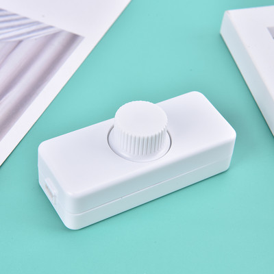 Led prigušivač 220v prigušivač svjetla Prekidač Prekidač za podešavanje svjetla Regulator za prigušivanje za žarulje sa žarnom niti/halogene žarulje LED svjetiljka crno/bijela
