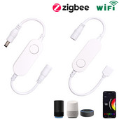 Διακόπτες φωτός LED 24V Dimmers Alexa Google Home Tuya Smart Home ZigBee WiFi WiFi Remote Switch Voice Control Ελεγκτές RGB