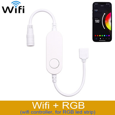 Διακόπτες φωτός LED 24V Dimmers Alexa Google Home Tuya Smart Home ZigBee WiFi WiFi Remote Switch Voice Control Ελεγκτές RGB