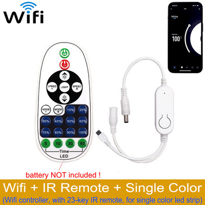 Διακόπτες φωτός LED 24V Dimmers Alexa Google Home Tuya Smart Home ZigBee WiFi WiFi Remote Switch Voice Control Ελεγκτές RGB