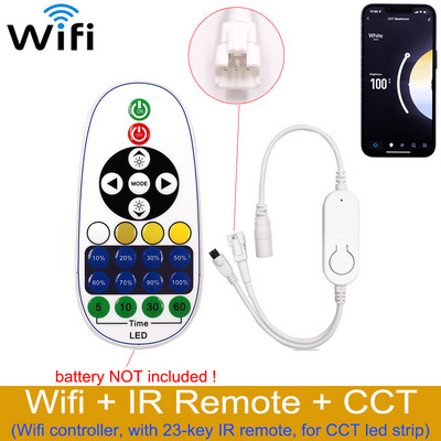 Διακόπτες φωτός LED 24V Dimmers Alexa Google Home Tuya Smart Home ZigBee WiFi WiFi Remote Switch Voice Control Ελεγκτές RGB