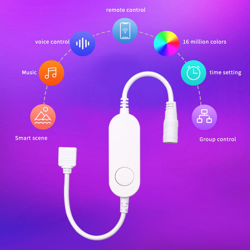 Διακόπτες φωτός LED 24V Dimmers Alexa Google Home Tuya Smart Home ZigBee WiFi WiFi Remote Switch Voice Control Ελεγκτές RGB