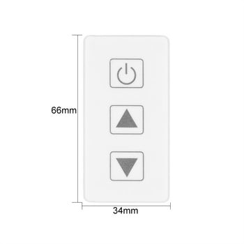 DC12V-24V 10A ασύρματης λωρίδας LED Dimmer με τηλεχειριστήριο αφής για μονόχρωμη ταινία Led